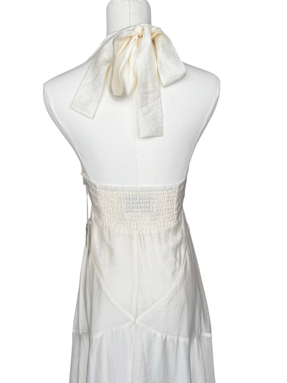 NWT Brochu Walker The Tori Voile Dress in Creme XS - Picture 10 of 16